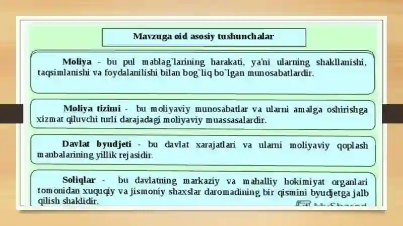 Moliyaviy siyosat 3
