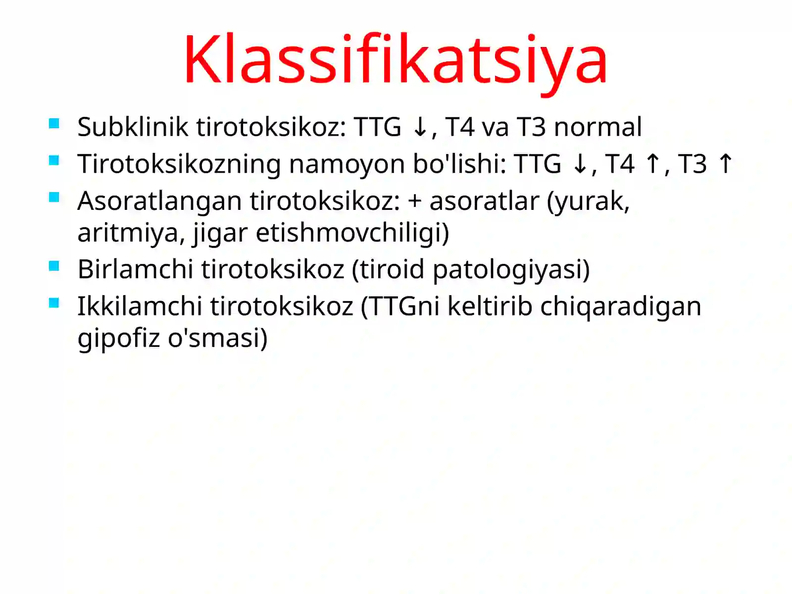 Tireotoksikoz kasalligi 3