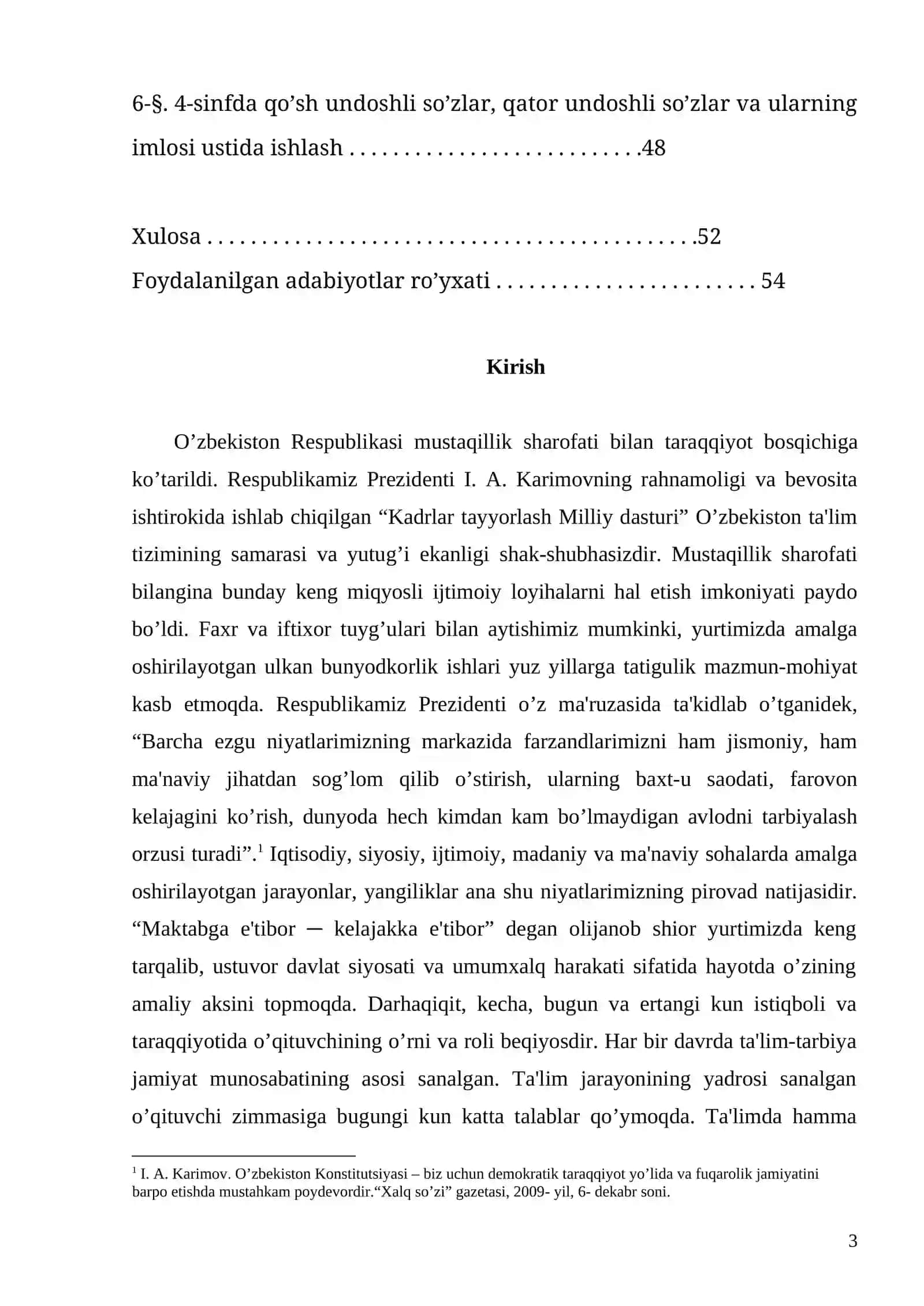 Boshlang'ich sinflarda ketma-ket kelgan undoshlar ustida ishlash 3
