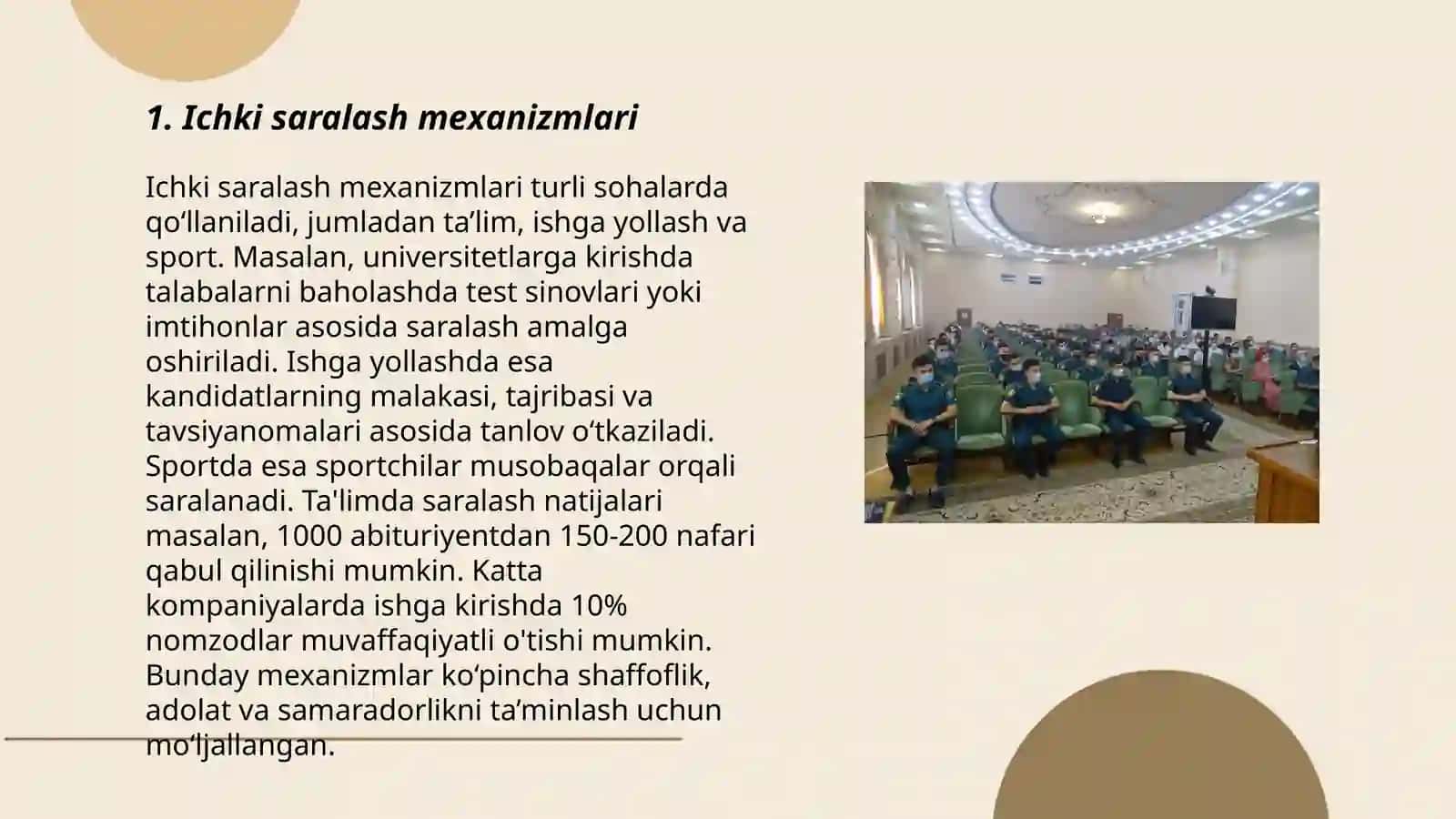 Ichki saralash mexanizmlari 3