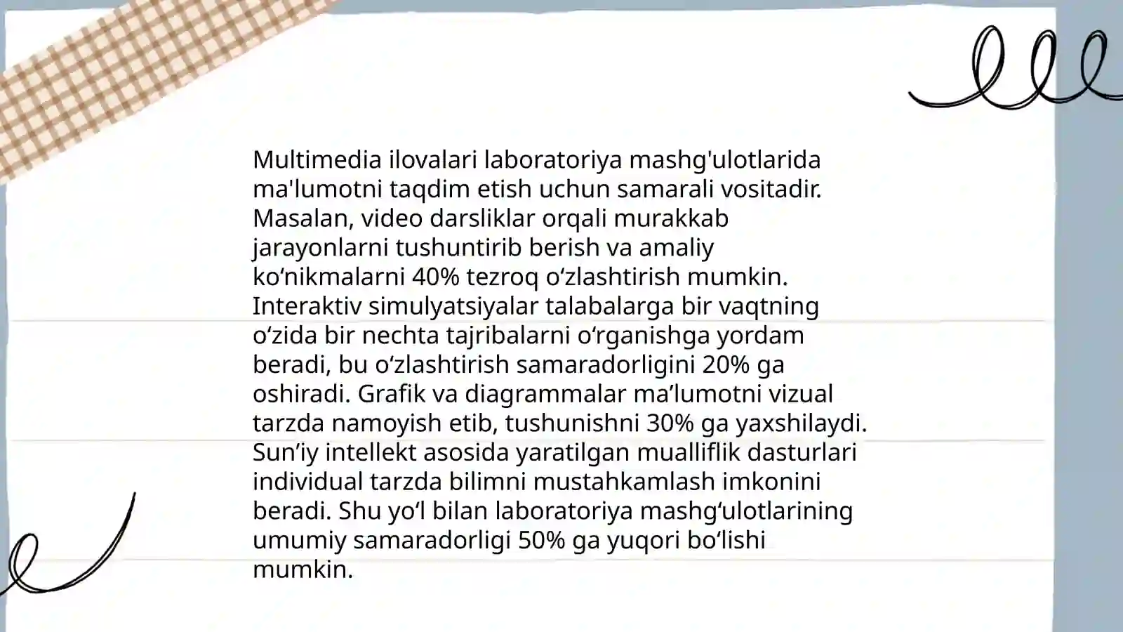Fizika fanidan laboratoriya mashgʻulotlarini tashkil etishda multimedia ilovalaridan foydalanish metodikasi 3