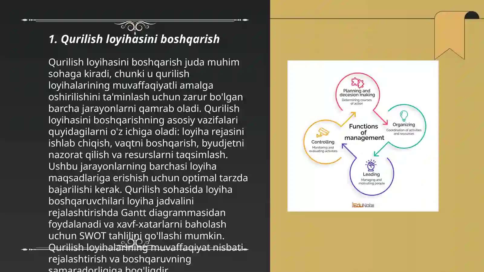 Qurilish ishlab chiqarishini tashkil etish va rejalashtirish 3