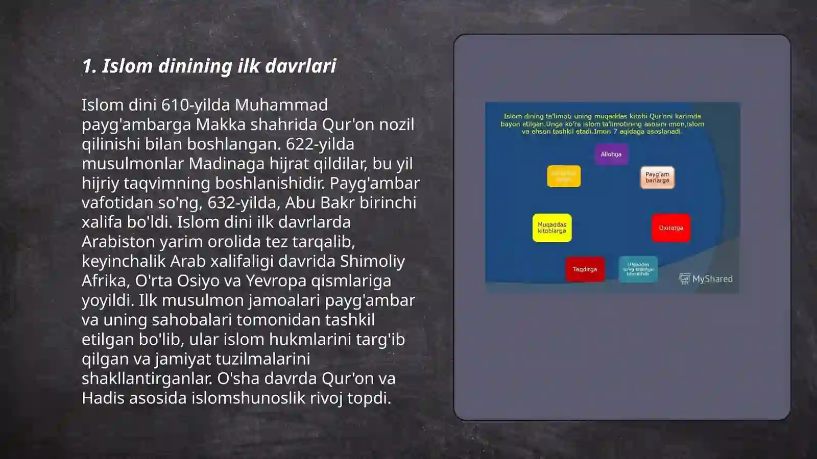 Islom dinining ilk davrlari 3