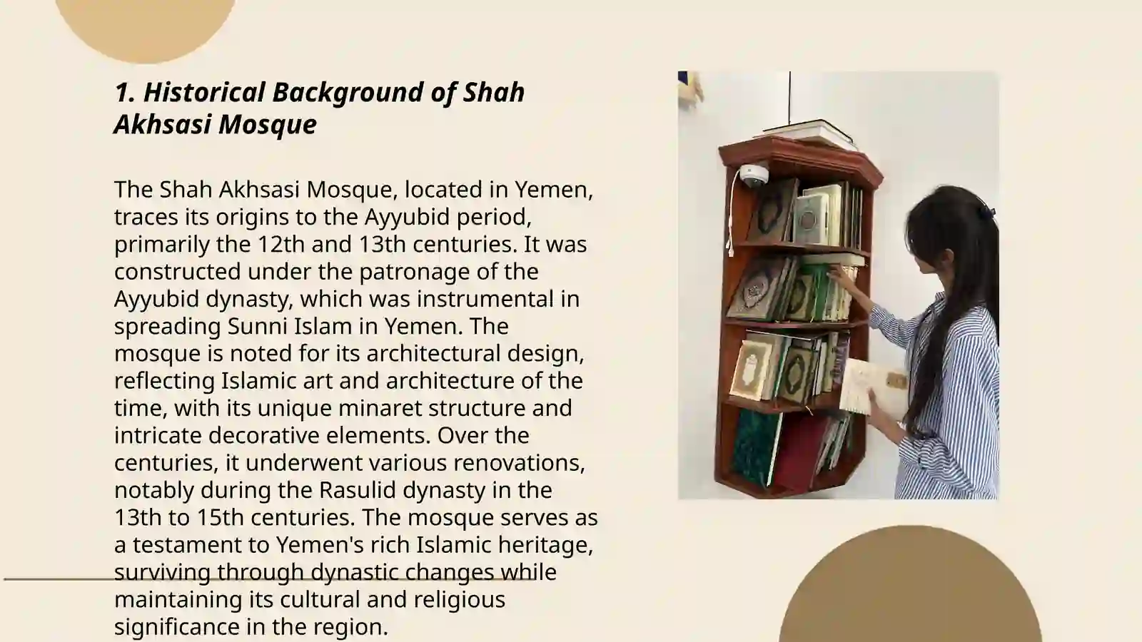 Shah Akhsasi Mosque Presentation 3