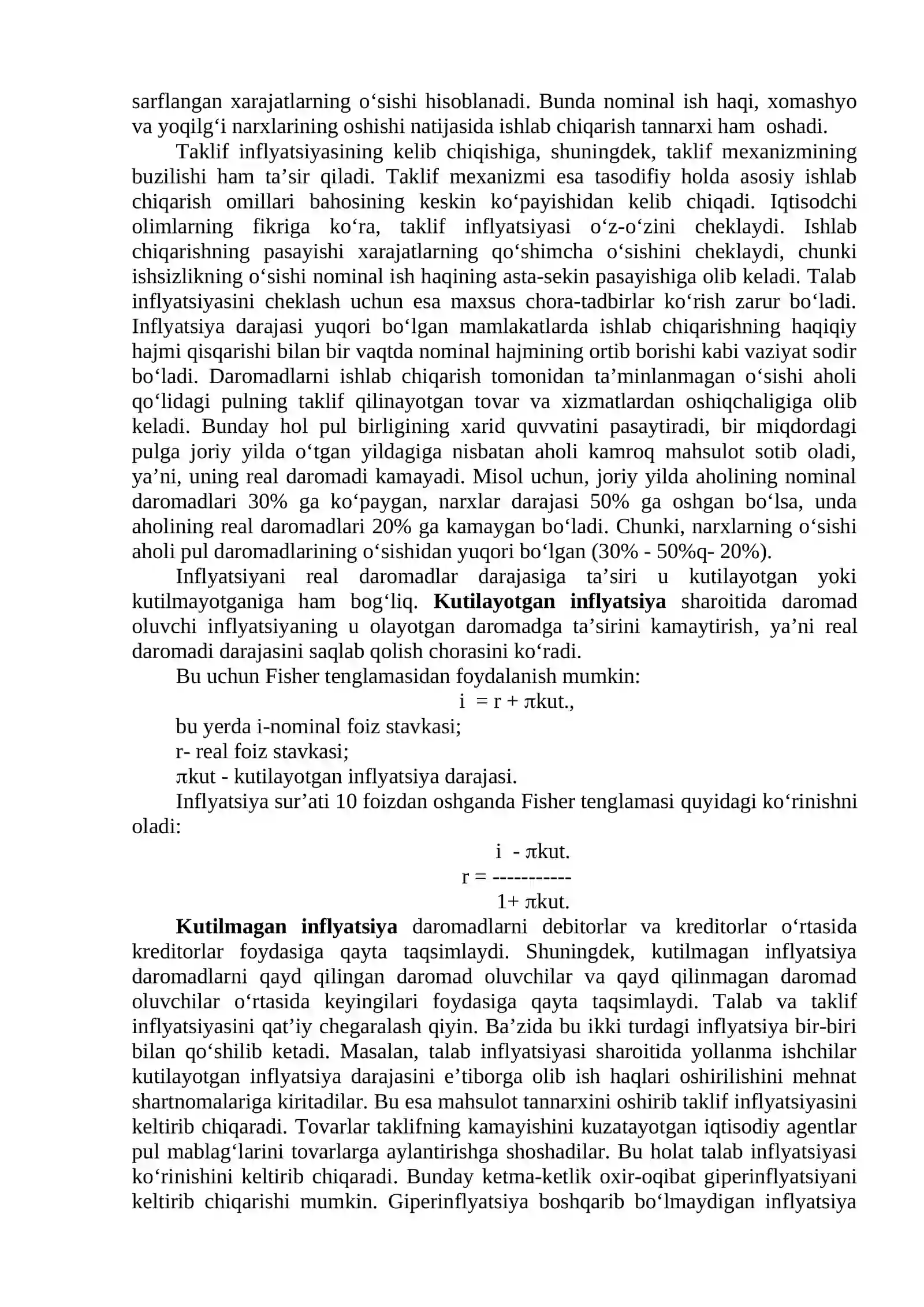 INFLYATSIYA VA AKSILINFLYATSIYA SIYOSATI 3