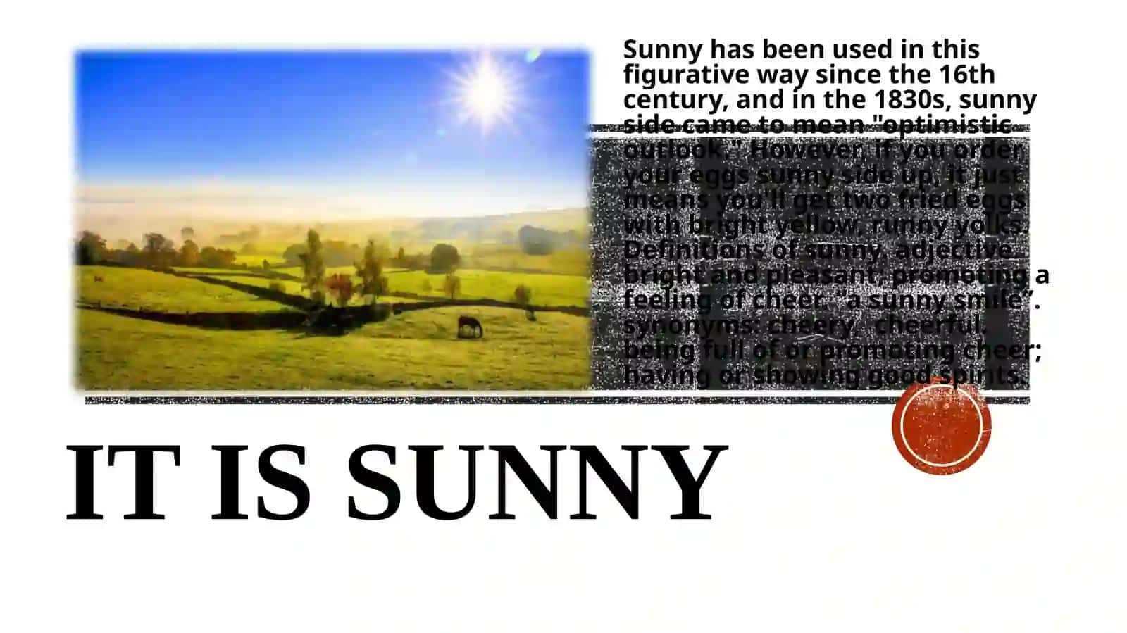 Weather in English 3