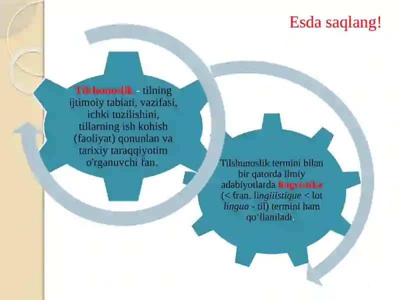 Tilshunoslik nazariyasi faniga kirish. Fanning predmeti, maqsad va vazifalari 3