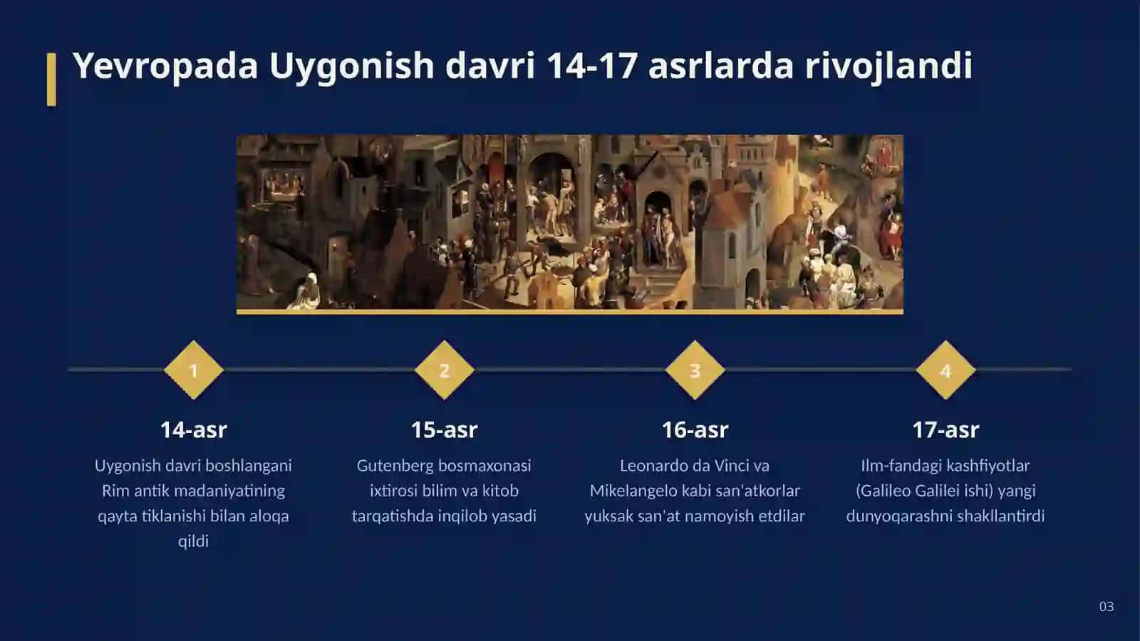 Yevropa sivilizatsiyasi ildizlari va uning uyg'onish davriga ta'siri 3
