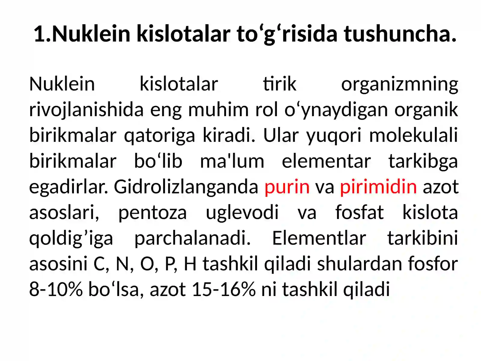 Nuklein kislotalar 3