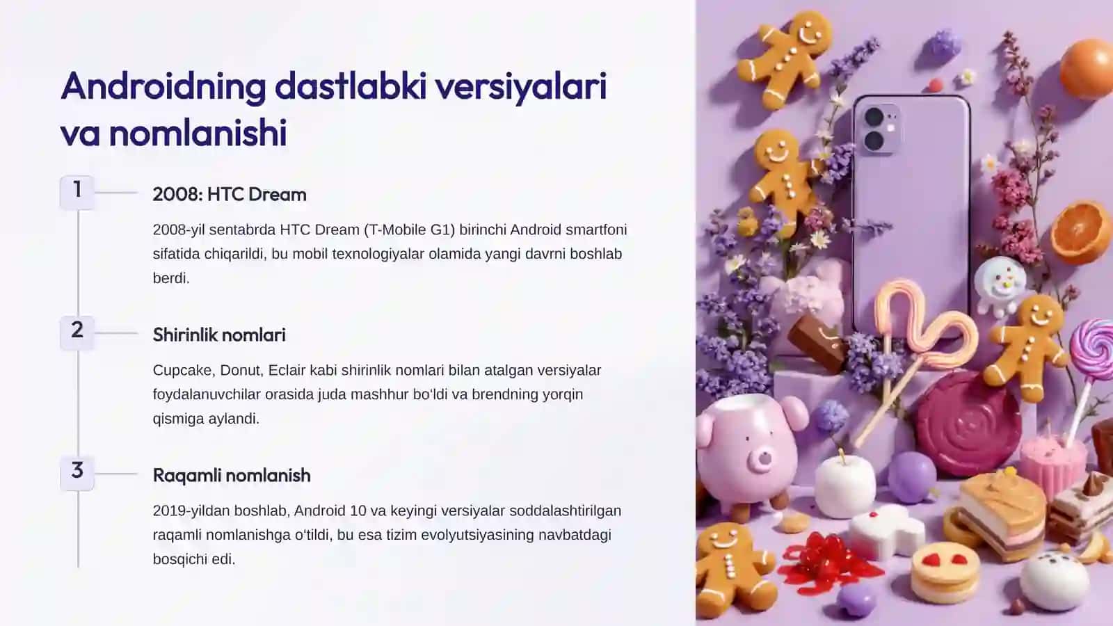 Android operatsion tizimining imkoniyatlari 3