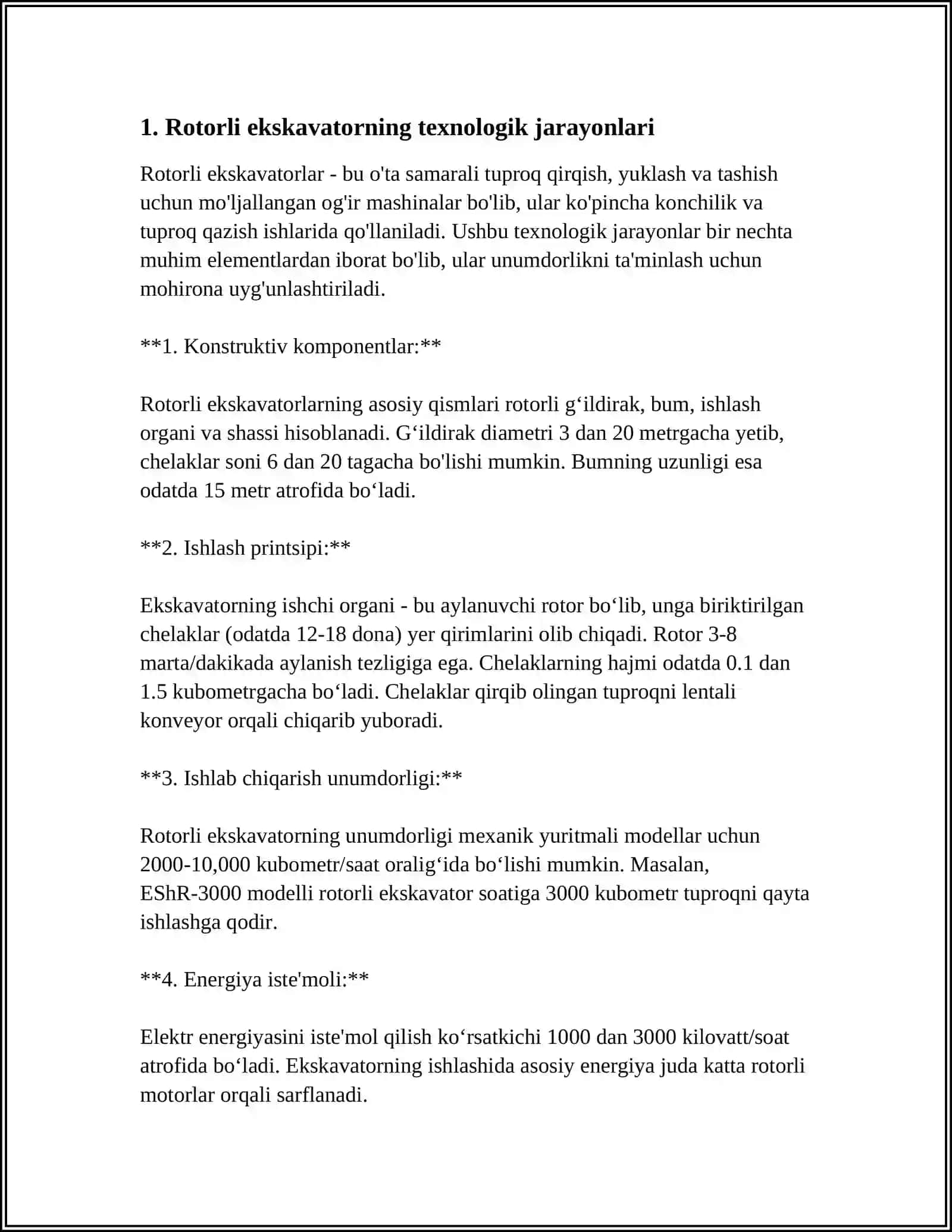 ROTORLI EKSKAVATOR. FREZERLI EKSKAVATOR 3