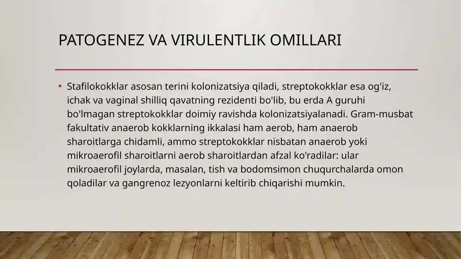 Stafilokokk va Streptokokk 3