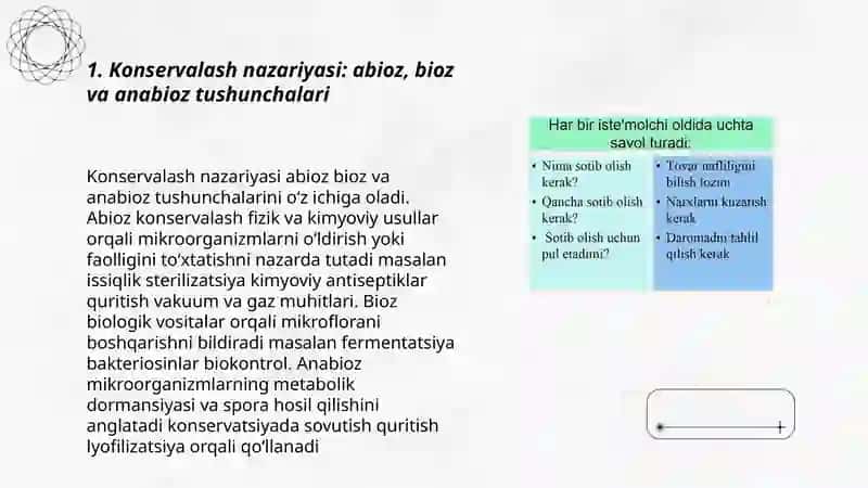 Konservalashning prinstip va uslublari 3