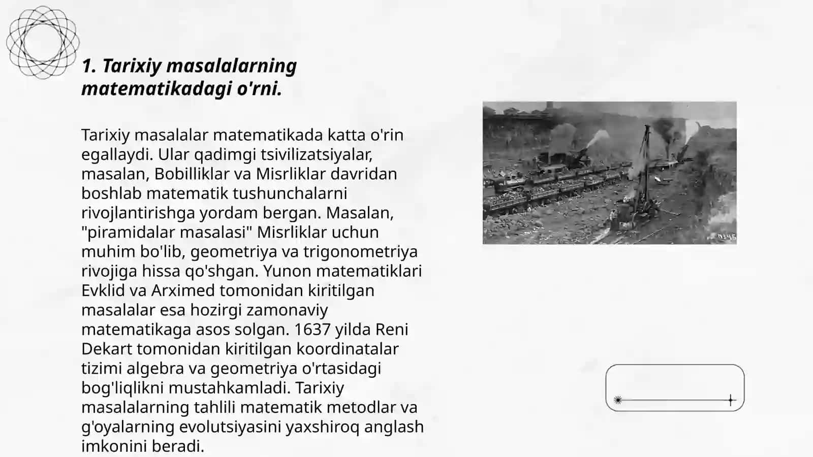 Tarixiy masalalar. Boshlang'ich sinflarda matematika darslari va sinfdan tashqari mashg'ulotlarda tarixiy masalalardan foydalanish 3