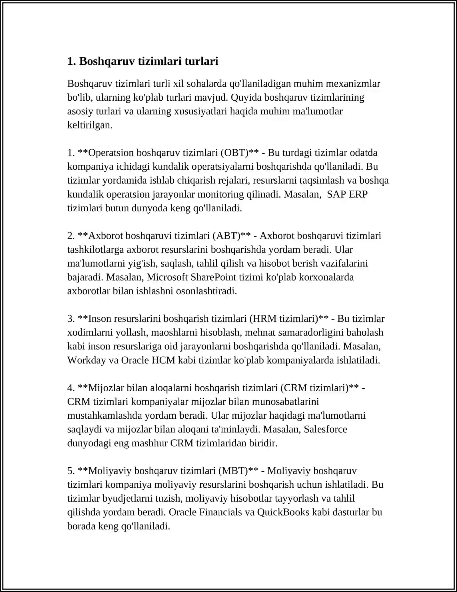 Boshqarishning Tashkiliy Strukturalari 3