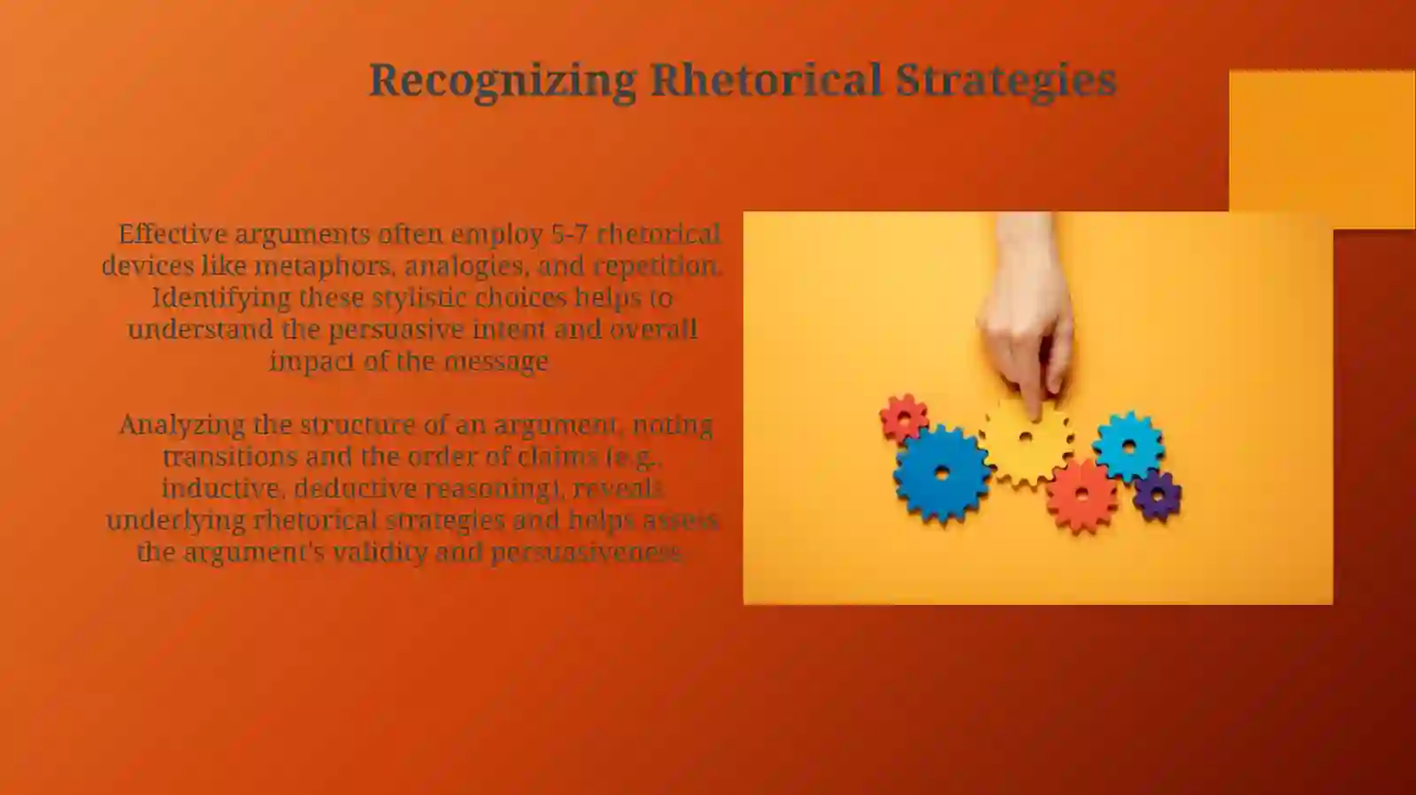 Developing critical approaches 3