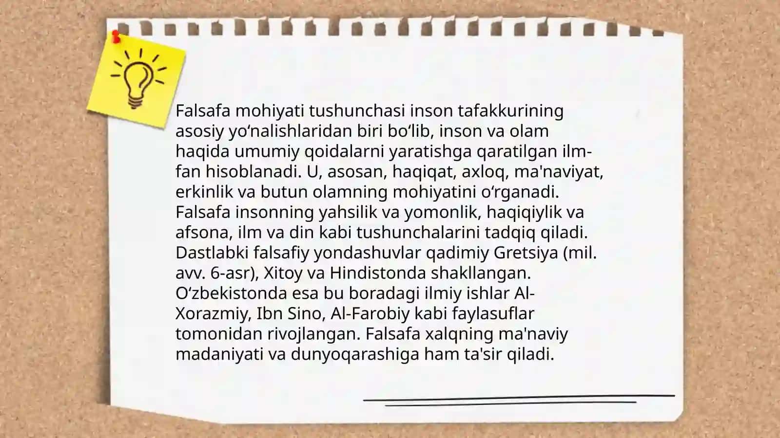 Falsafaning mohiyatiga oid sharq va gʻarb mutafakkirlari taʼriflarini tasniflash 3