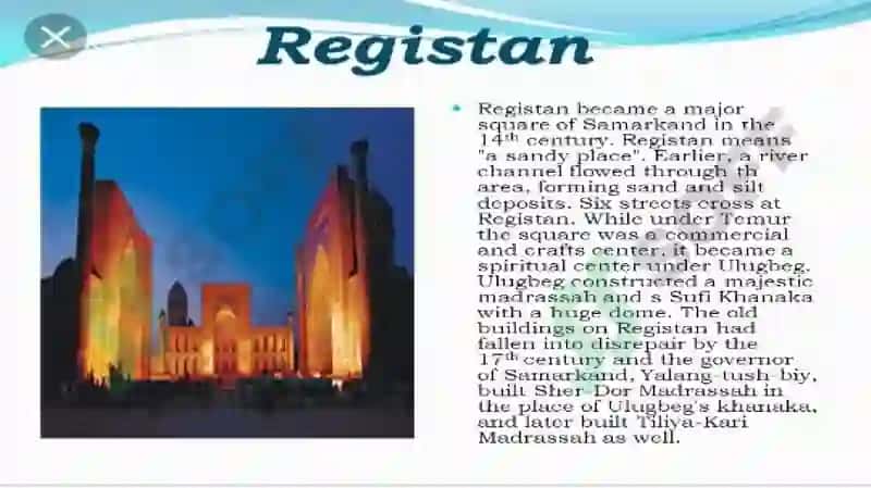 Historical Places of English Speaking Countries and Uzbekistan 3