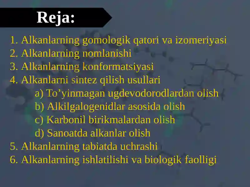 Organik kimyo 3
