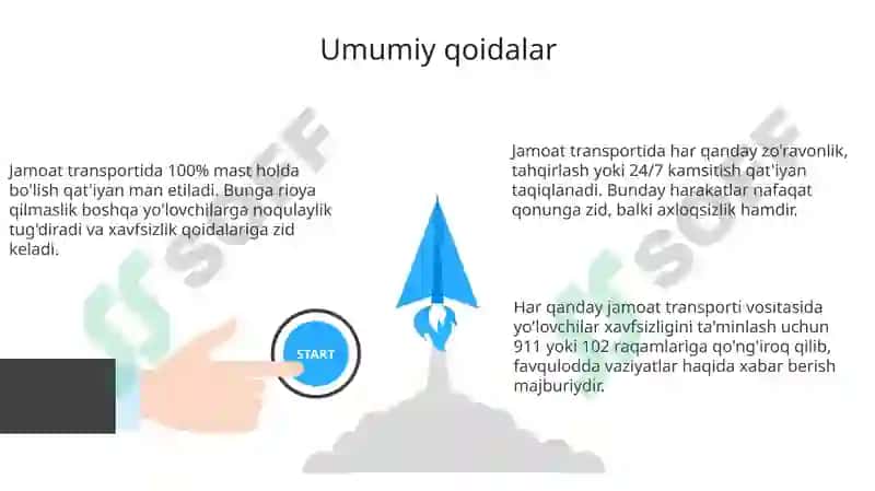 Jamoat transportidan foydalanish etiketi 3