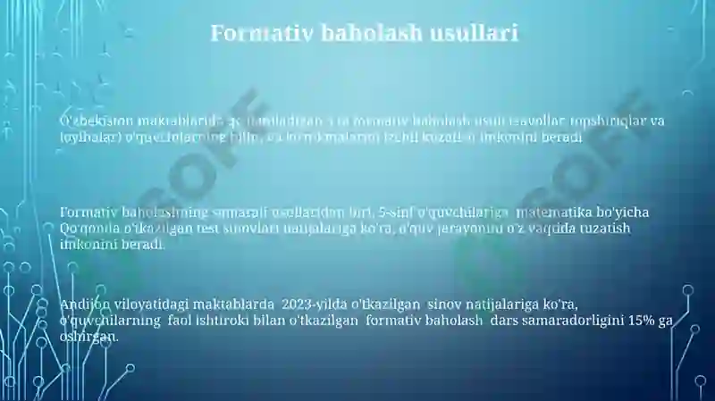 Formativ va summativ baholash usullari 3
