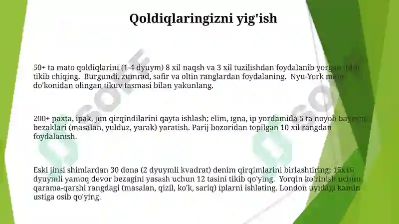 Gazlama qoldiqlaridan bezak tayyorlash 3