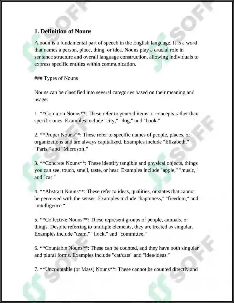 NOUNS 3