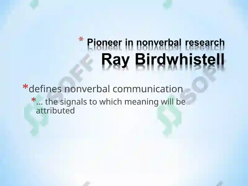 Non-verbal Communication 3