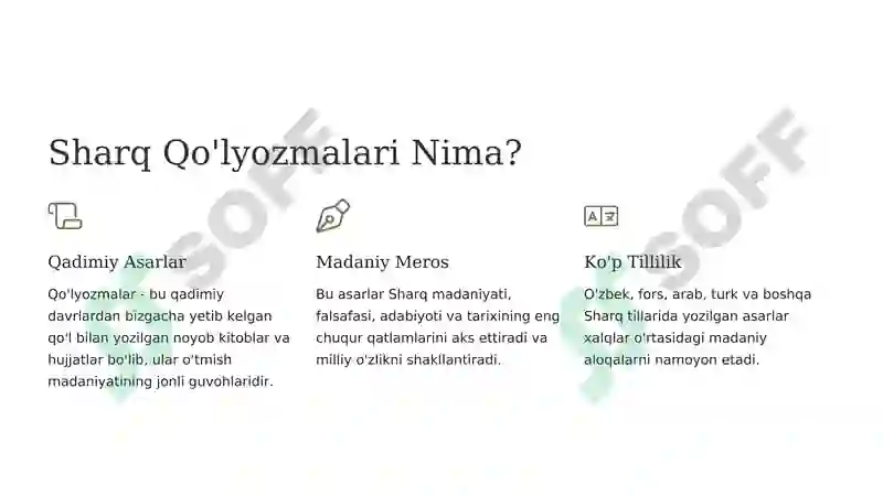 O‘zbekiston respublikasining fanlar akademiyasi sharqshunoslik instituti sharq qo‘lyozmalari xazinasi 3