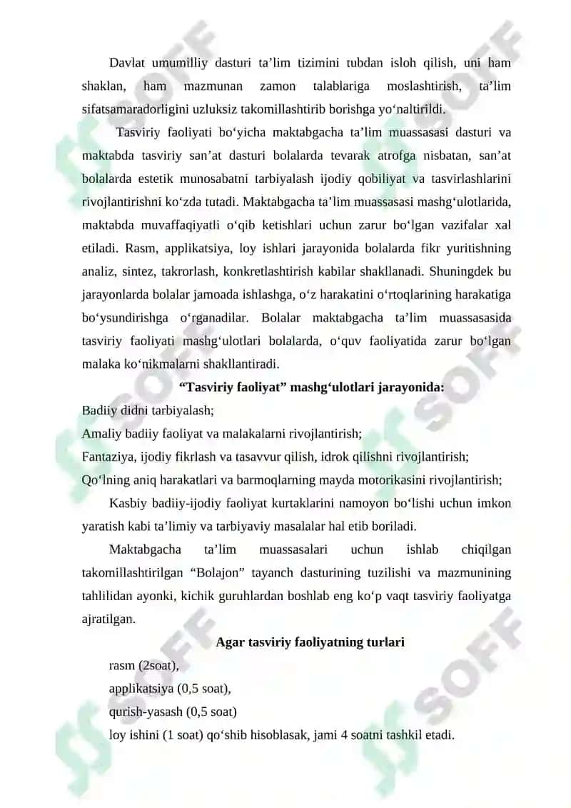 Maktabgacha yoshdagi bolalarni tasviriy qobilyati va ijodkorligini rivojlantirish 3