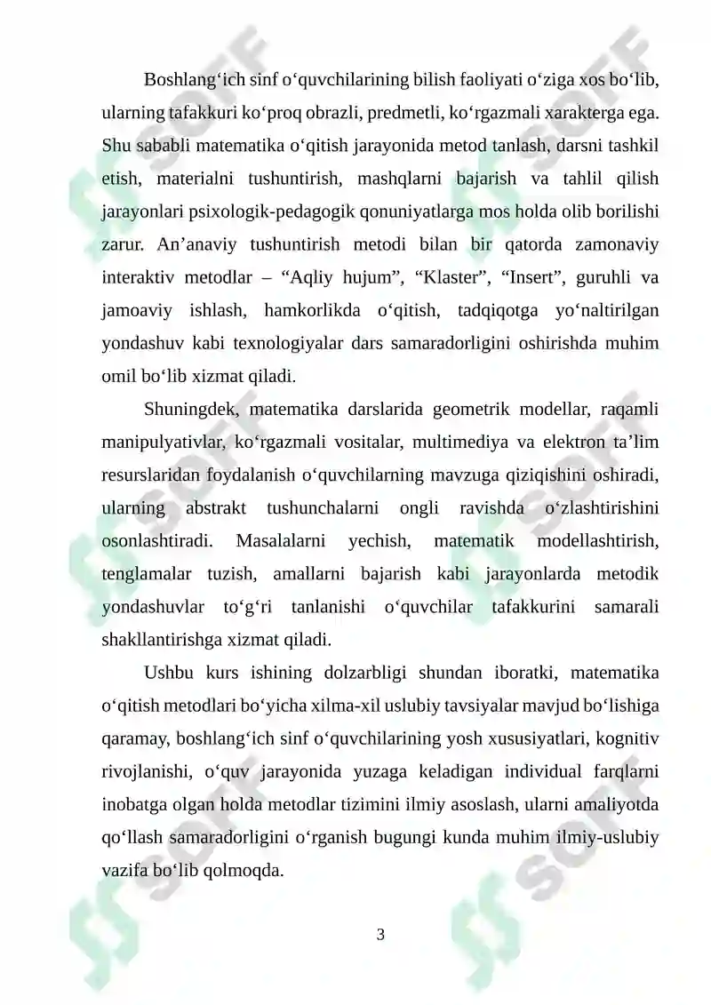 Boshlang’ich sinflarda matematika o’qitish metodlari 3