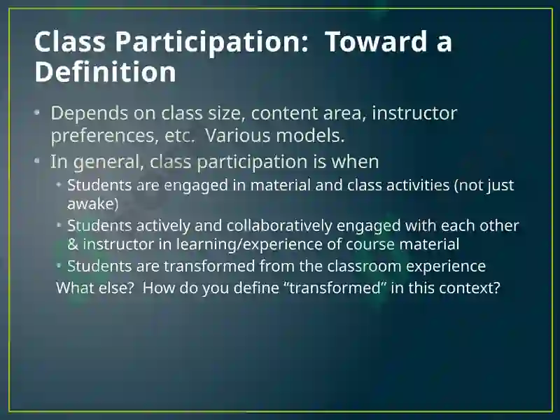 Developing self-assesment in students 3