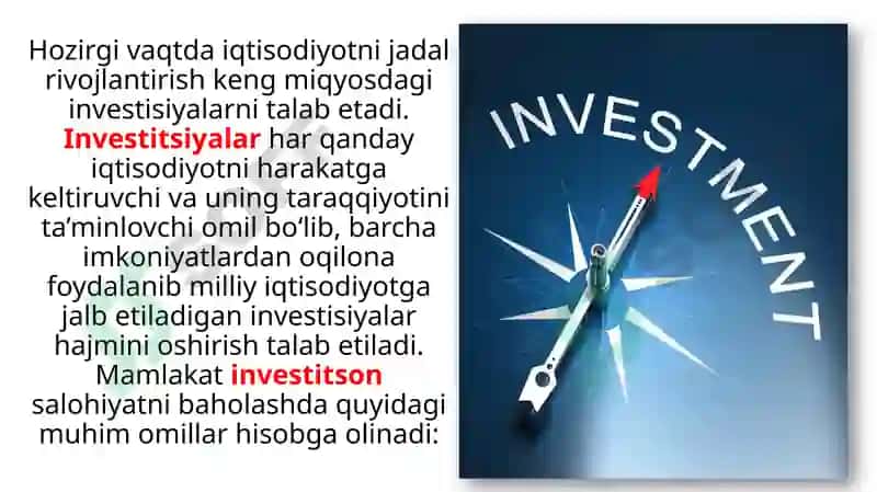 Milliy iqtisodiyotda investitsiyaning roli 3