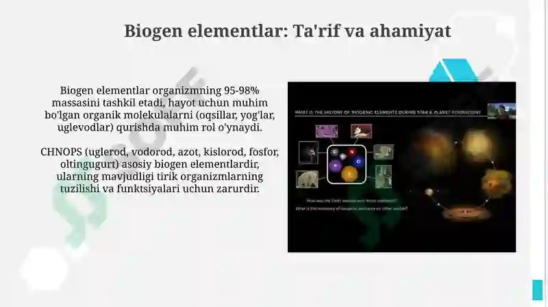 Biogen elementlar 3