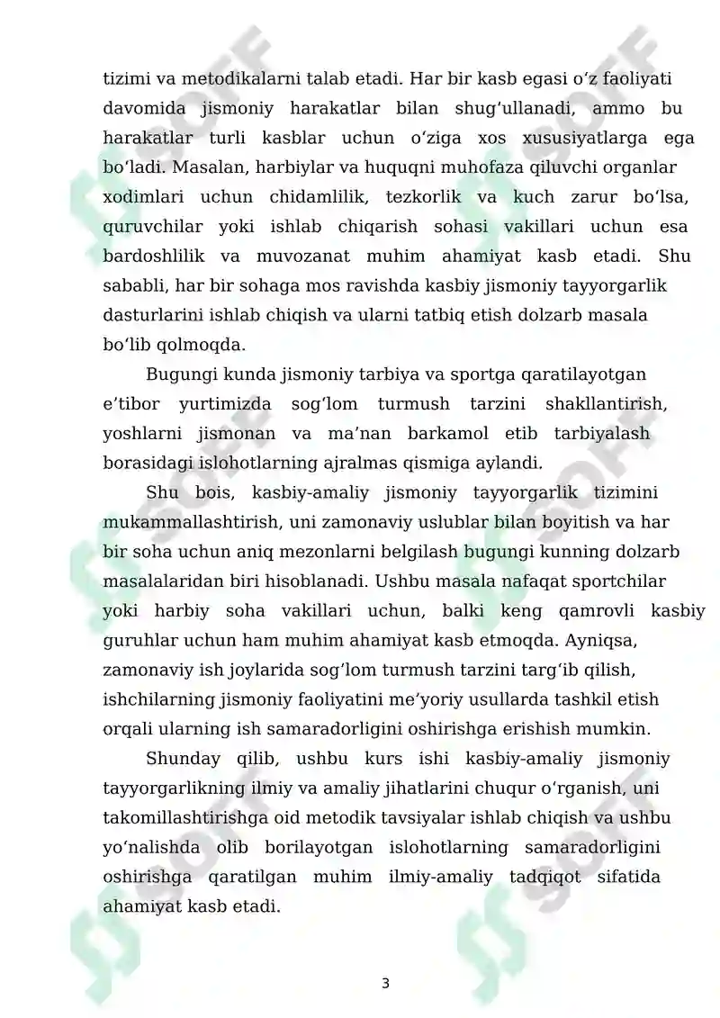 KASBIY-AMALIY JISMONIY TAYYORGARLIK 3