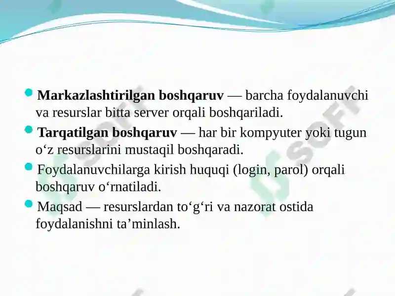 Markazlashtirilgan boshqaruv 3