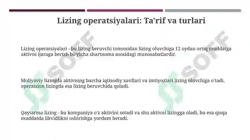 Lizing operatsiyalari 3
