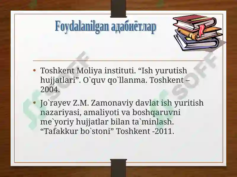 Ish yuritish tili va uslubi 3