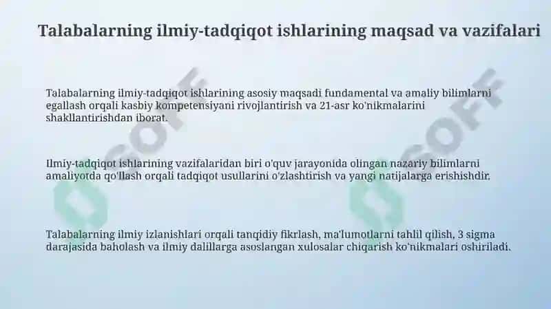 Talabalarning ilmiy-tadqiqot ishlarini rasmiylashtirish 3