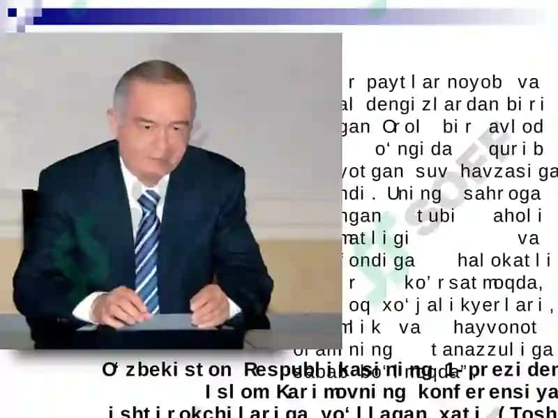 OROL BO‘YI HUDUDIDAGI EKOLOGIK MUAMMOLAR 3
