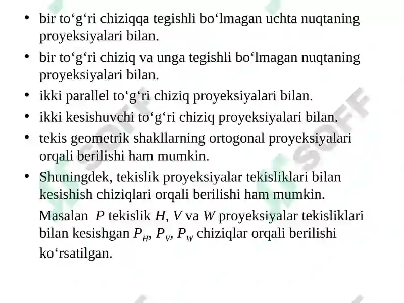 Tekislik 3