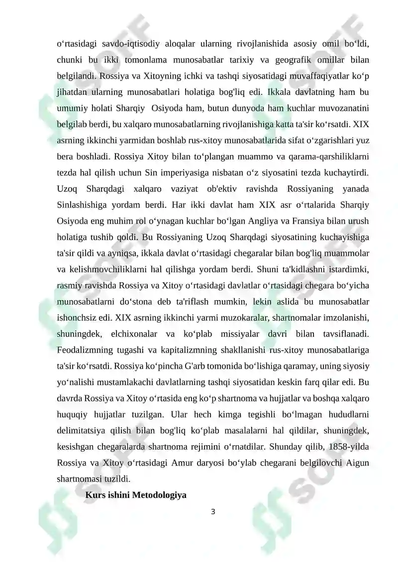 Rossiya va Xitoy munosabatlari 3