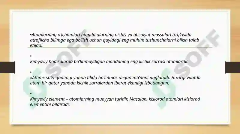 Atomlar va Kimyoviy Elementlar 3