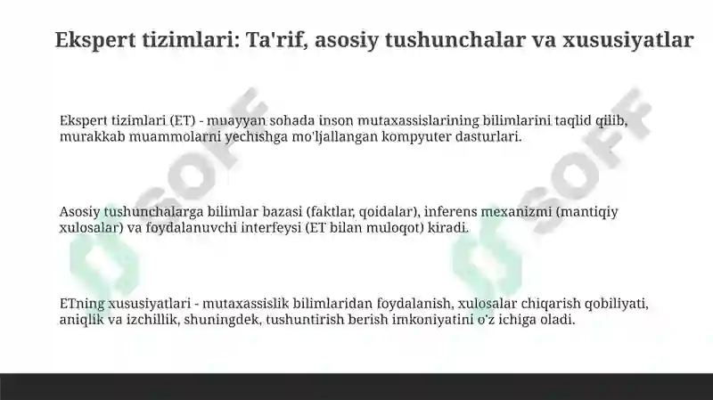Ekspert tizimlari 3