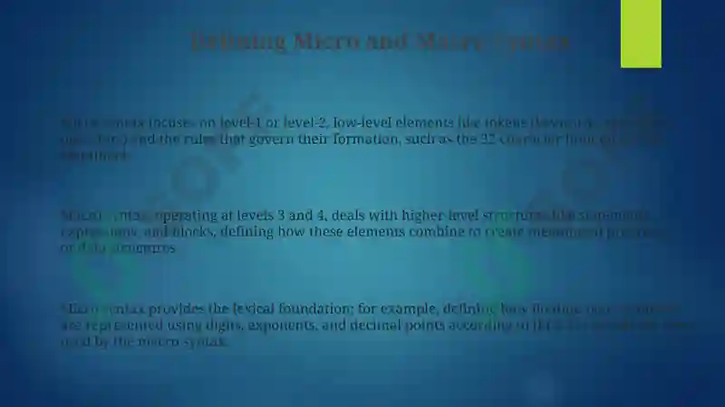 Micro and macrosyntax 3