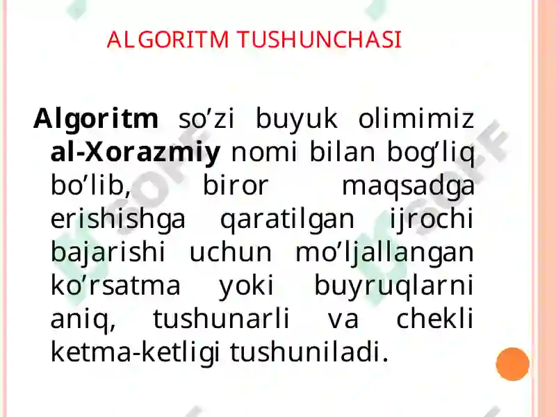 Algoritm va Dasturlash 3