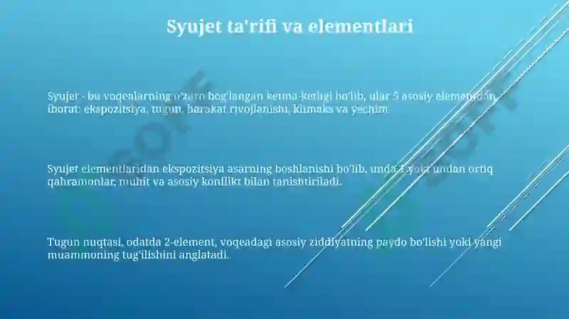 Syujet va uning turlari 3
