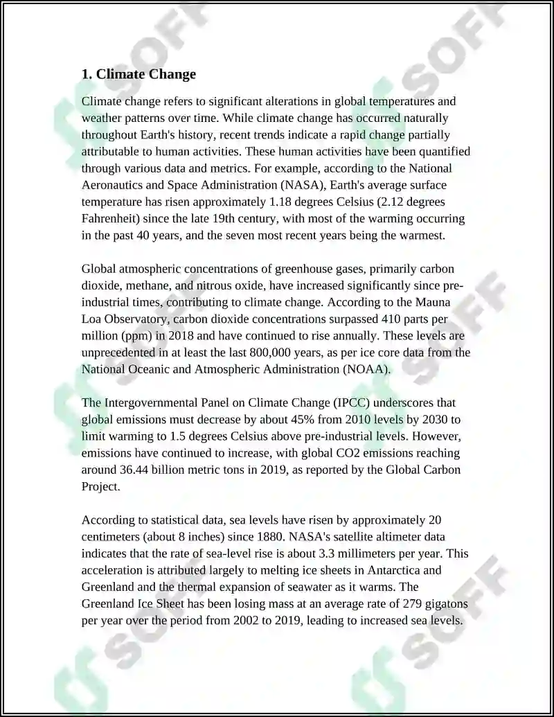 Climate Change and Global Warming 3