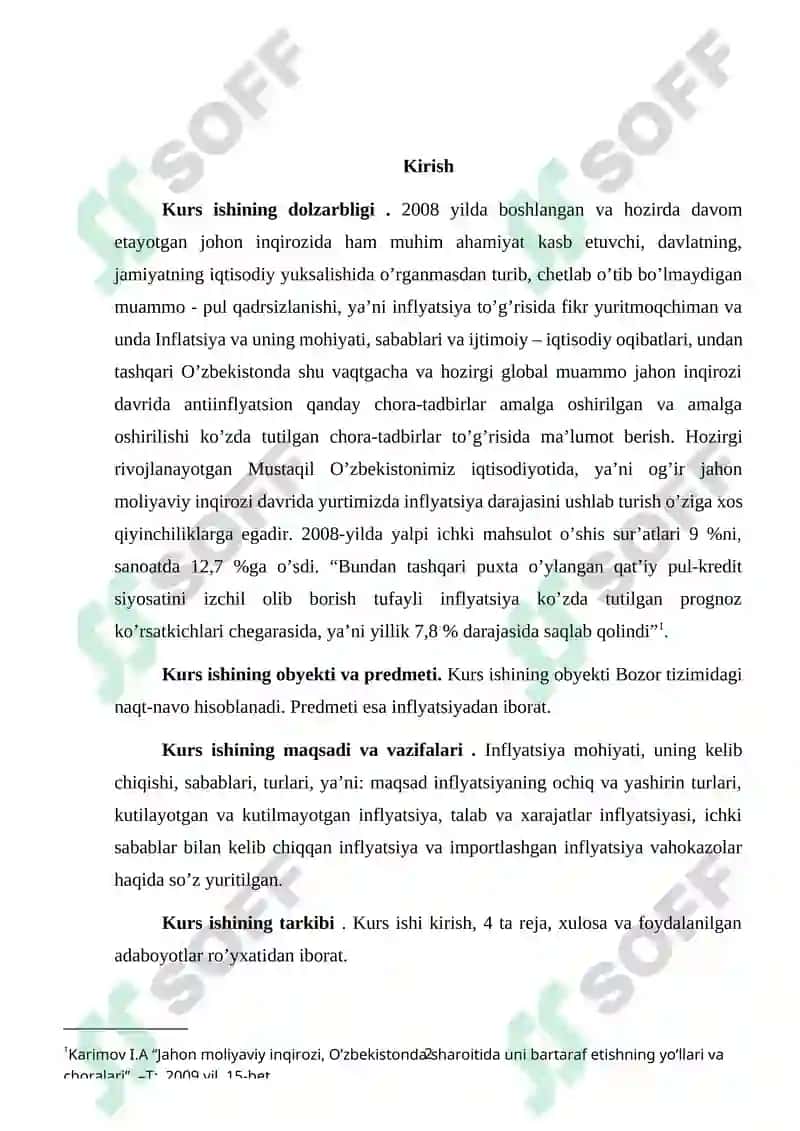 Inflatsiya, uning iqtisodiy va ijtimoiy oqibatlari 3