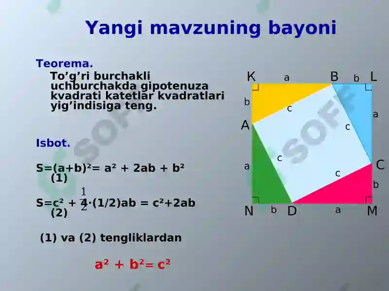 Pifagor teoremasi 3